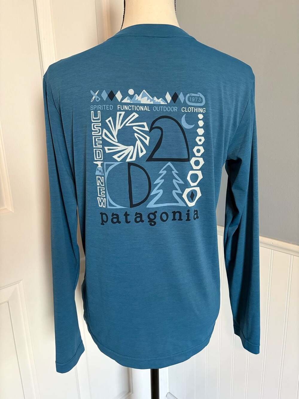 Patagonia Boys Long-Sleeved Capilene Cool Daily Graphic Shirt